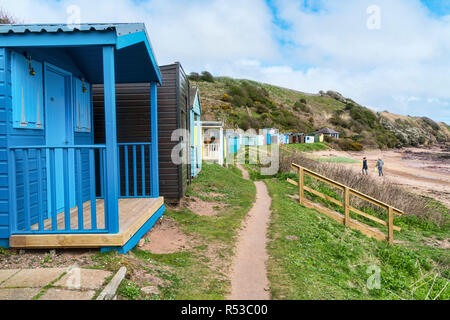 Coldingham Bay, Coastal Path, Scottish  Borders, Scotland, UK Stock Photo