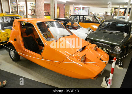 Bubble Cars at The Bubble Car Museum, Boston, Lincolnshire, UK Stock ...