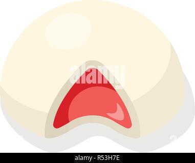 White candy icon. Isometric of white candy vector icon for web design isolated on white background Stock Vector