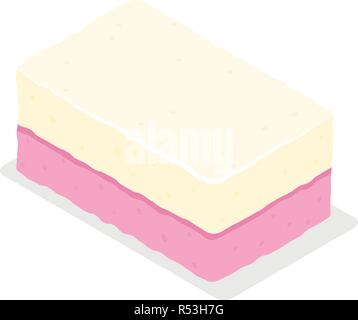 Milk candy icon. Isometric of milk candy vector icon for web design isolated on white background Stock Vector