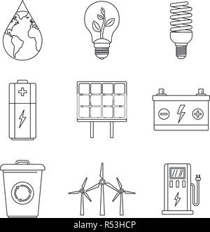 Smart panel plug icon, outline style Stock Vector Image & Art - Alamy