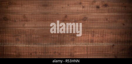 panoramic old wood background Stock Photo