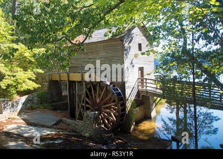 Grist Mill at Stone Mountain Stock Photo
