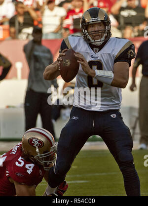 Dec. 12, 2010 - San Francisco, CA, USA - San Francisco 49ers vs Seattle  Seahawks at Candlestick Park Sunday, December 12, 2010. San Francisco 49ers  linebacker Travis LaBoy (54) strips ball from