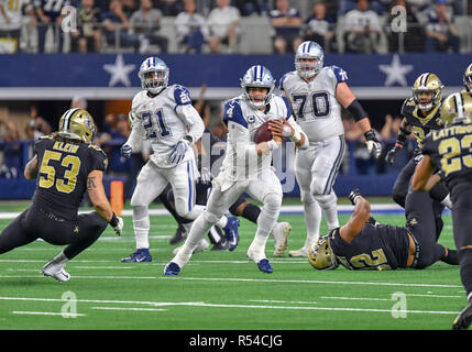 November 13, 2022: Dallas Cowboys quarterback Dak Prescott (4) during the  NFL football game between the Dallas Cowboys and the Green Bay Packers in  Green Bay, Wisconsin. Darren Lee/CSM/Sipa USA(Credit Image: ©