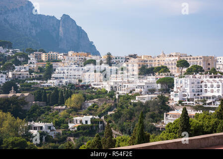 Villas Architecture In Capri Island Reflex Stock Photo - Download