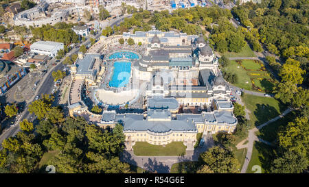 Széchenyi Thermal Bath or  Széchenyi Gyógyfürdő és Uszoda, Budapest, Hungary Stock Photo