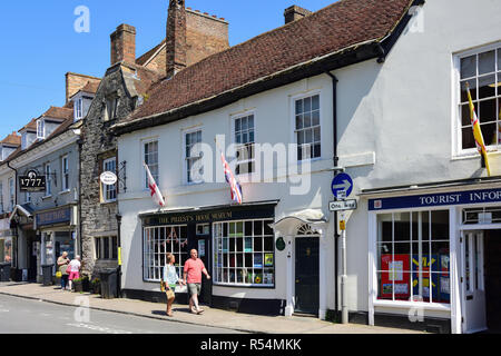 Priest's House Museum, High Street, Wimborne Minster, Dorset, England, United Kingdom Stock Photo