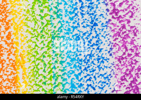 Closeup Of Oil Pastel Crayons And A Drawn Rainbow Stock Photo - Download  Image Now - Abstract, Art, Art And Craft - iStock