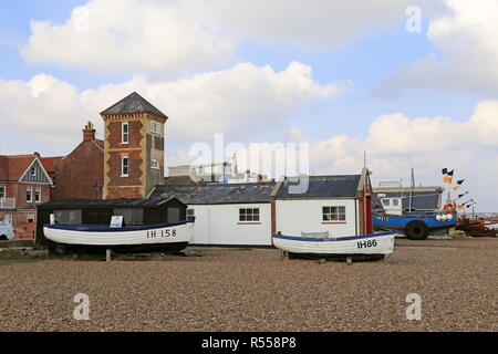 Old Lifeboat Station, Crabbe Street, Aldeburgh, Suffolk Coastal district, Suffolk, East Anglia, England, Great Britain, United Kingdom, UK, Europe Stock Photo