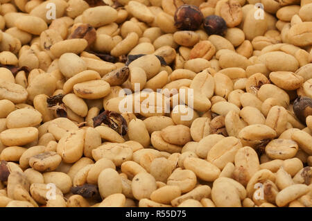 drying of cocoa and coffee beans,plantation on sao tome and principe,africa Stock Photo