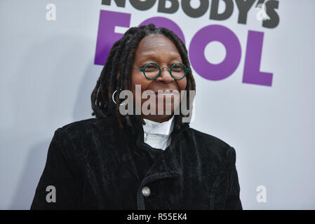 Whoopi Goldberg attends 'Nobody's Fool' New York Premiere at AMC Lincoln Square Theater on October 28, 2018 in New York City. Stock Photo