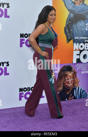 Tiffany Haddish attends 'Nobody's Fool' New York Premiere at AMC Lincoln Square Theater on October 28, 2018 in New York City. Stock Photo