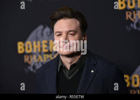 Mike Myers attends 'Bohemian Rhapsody' New York premiere at The Paris Theatre on October 30, 2018 in New York City. Stock Photo