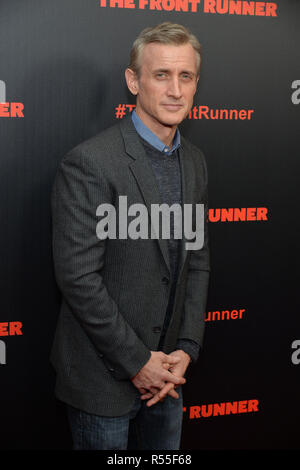 Dan Abrams attends the New York premiere of 'The Front Runner' at the Museum of Modern Art on October 30, 2018 inNew York City. Stock Photo