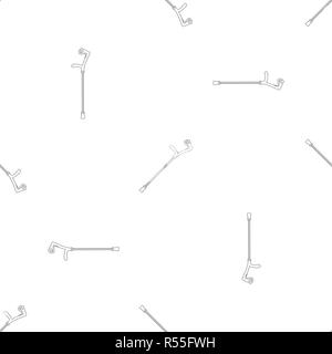 Elbow crutch pattern seamless vector repeat geometric for any web design Stock Vector