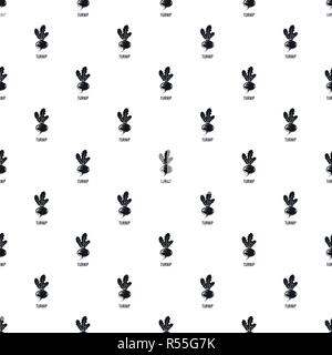 Turnip pattern seamless vector repeat geometric for any web design Stock Vector