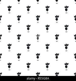 Beet pattern seamless vector repeat geometric for any web design Stock Vector