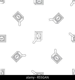 Payment paper pattern seamless vector repeat geometric for any web design Stock Vector