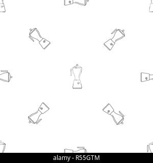 Electric mixer pattern seamless vector repeat geometric for any web design Stock Vector