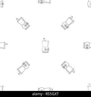 Small food mixer pattern seamless vector repeat geometric for any web design Stock Vector