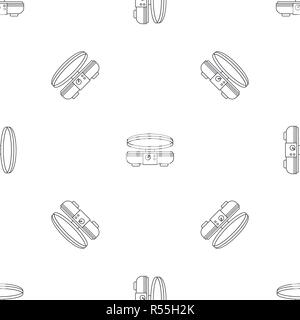 Modern waffle maker pattern seamless vector repeat geometric for any web design Stock Vector