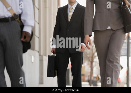 Businesspeople walking Stock Photo