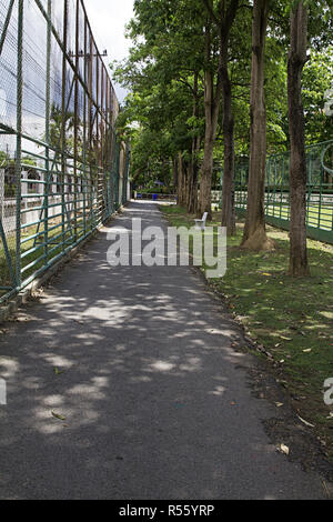 park jogging track day Stock Photo