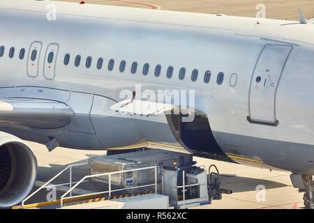 Aircraft Ground Handling Stock Photo