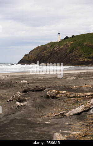 Pacific Ocean West Coast Beach Driftwood North Head Lighthouse Pacific Ocean West Coast Beach Driftwood North Head Lighthouse