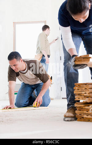 Builders working Stock Photo