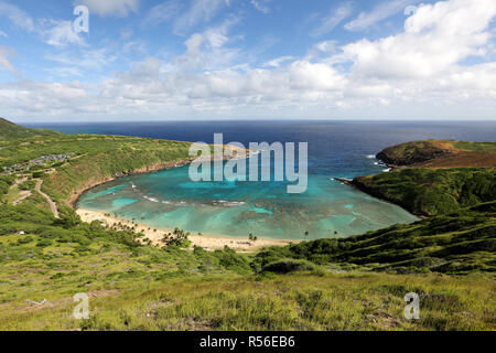 Hanauma bay, Oahu, Hawaii Stock Photo