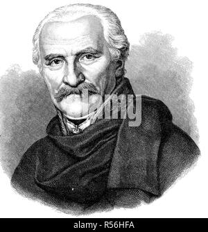 Prince Gebhard Leberecht von Bluecher, Prince von Wahlstatt, 16 December 1742, 12 September 1819, woodcut, Germany Stock Photo