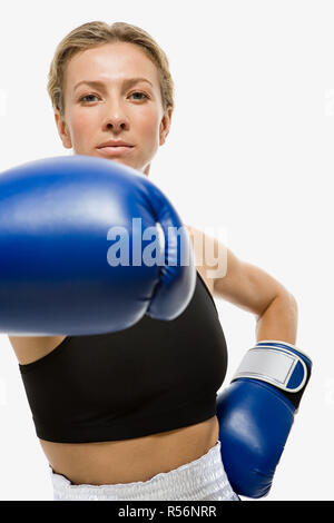 Female boxer Stock Photo