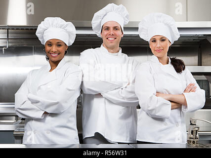 Three chefs Stock Photo