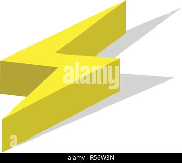 Light energy icon set. Isometric set of light energy vector icons for web design isolated on white background Stock Vector