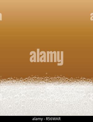 Soap bubble foam concept background. Realistic illustration of soap bubble foam vector concept background for web design Stock Vector