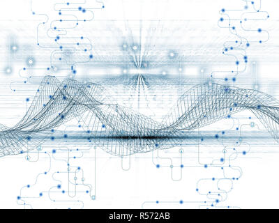 Visualization of Digital Data Transfers Stock Photo - Alamy