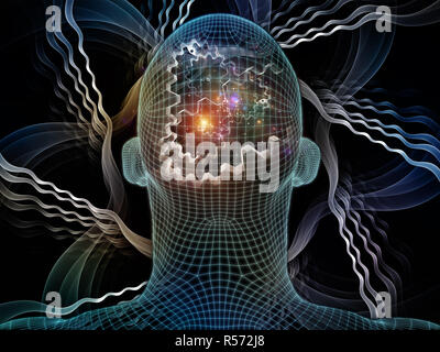 Paradigm of Digital Identity Stock Photo