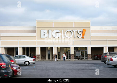 A Big Lots store in Amsterdam, NY USA Stock Photo