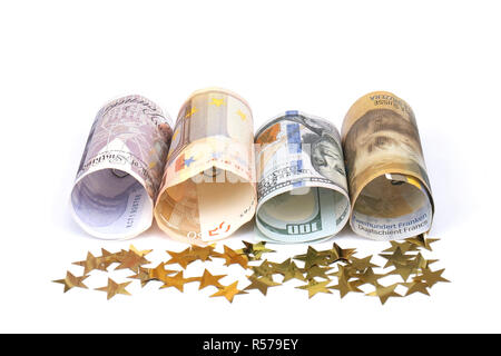 Currency paper notes Stock Photo