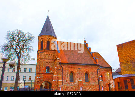 Catholic church of St. Gertrude at Kaunas, Lithuania Stock Photo