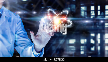 Innovative technologies in science and medicine . Mixed media Stock Photo