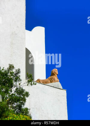 Anacapri, Italy, May 04, 2014: The architectural detail of San Michele villa Stock Photo