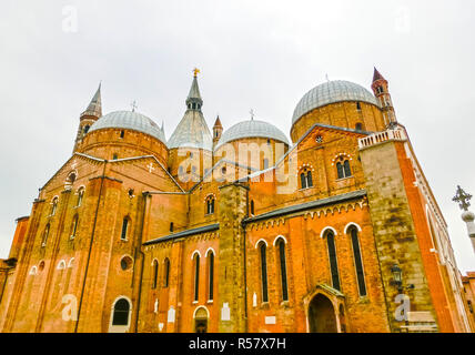 View of historical Basilica  St. Anthony in Padua Stock Photo