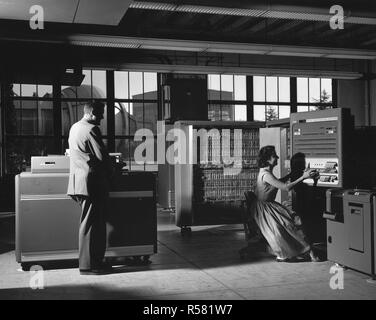 IBM 704 Computer Stock Photo - Alamy