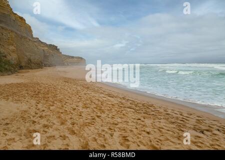 Sandy Ocean Beach Stock Photo