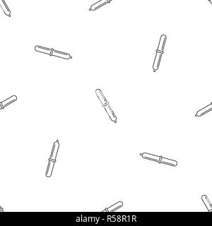 Pipette pattern seamless vector repeat geometric for any web design Stock Vector