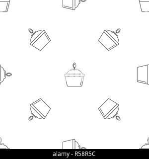 Fire chemistry glass pattern seamless vector repeat geometric for any web design Stock Vector