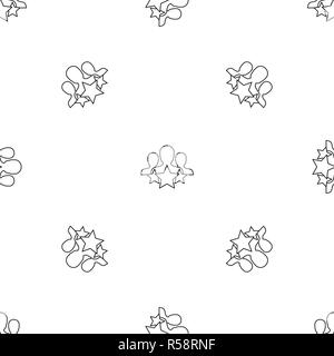 Star customer retention pattern seamless vector repeat geometric for any web design Stock Vector